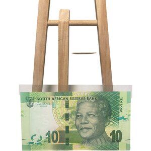 South African Reserve Bank 10 Rand Note Featuring Nelson Mandela